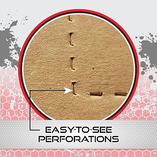 Image of Official USPSA /IPSC Cardboard Targets, Competition Torso Target, Silhouette Shooting Target, Cardboard Targets. Made in USA