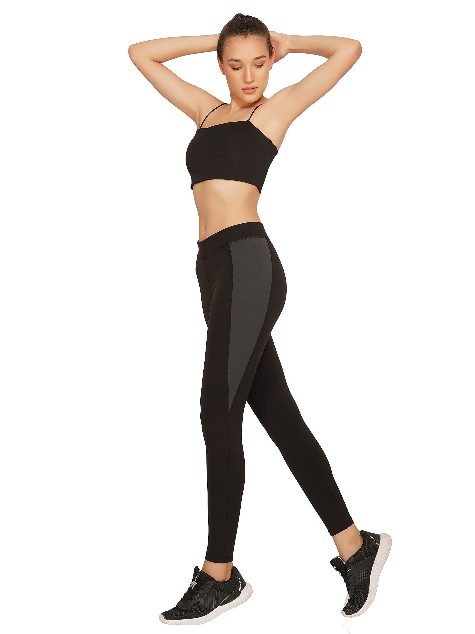 Neu Look Fashion Women's Slim Fit Spandex Blend Leggings (NLGT24GR_XXL_Grey_2XL)-picture-39