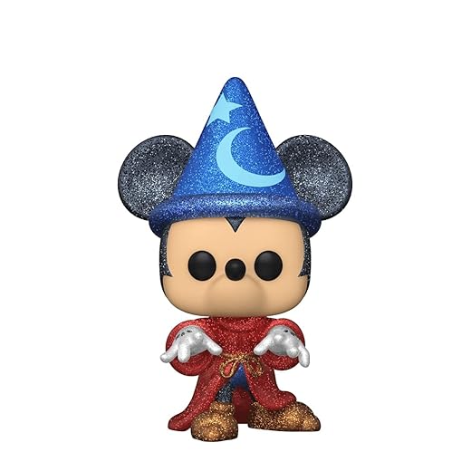 Pop! Disney Fantasia 990 Sorcerer Mickey Diamond Glitter Sticker Popculture