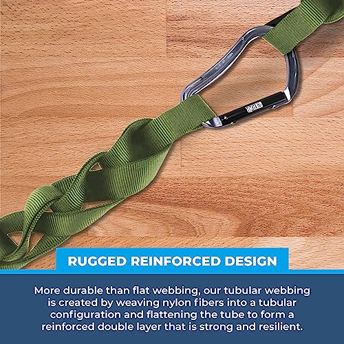 Rock-N-Rescue Professional Grade Nylon Tubular Webbing - Heavy-Duty 1-inch, Rescue Equipment for Mountaineering Rappelling Arborist Safety Gear, Firefighting and Rescue Gear - Image 5