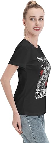 Miniatura 5 de Anime Baki The Grappler T Shirt Women Summer Round Neck T-Shirts Casual Short Sleeves Tee Black