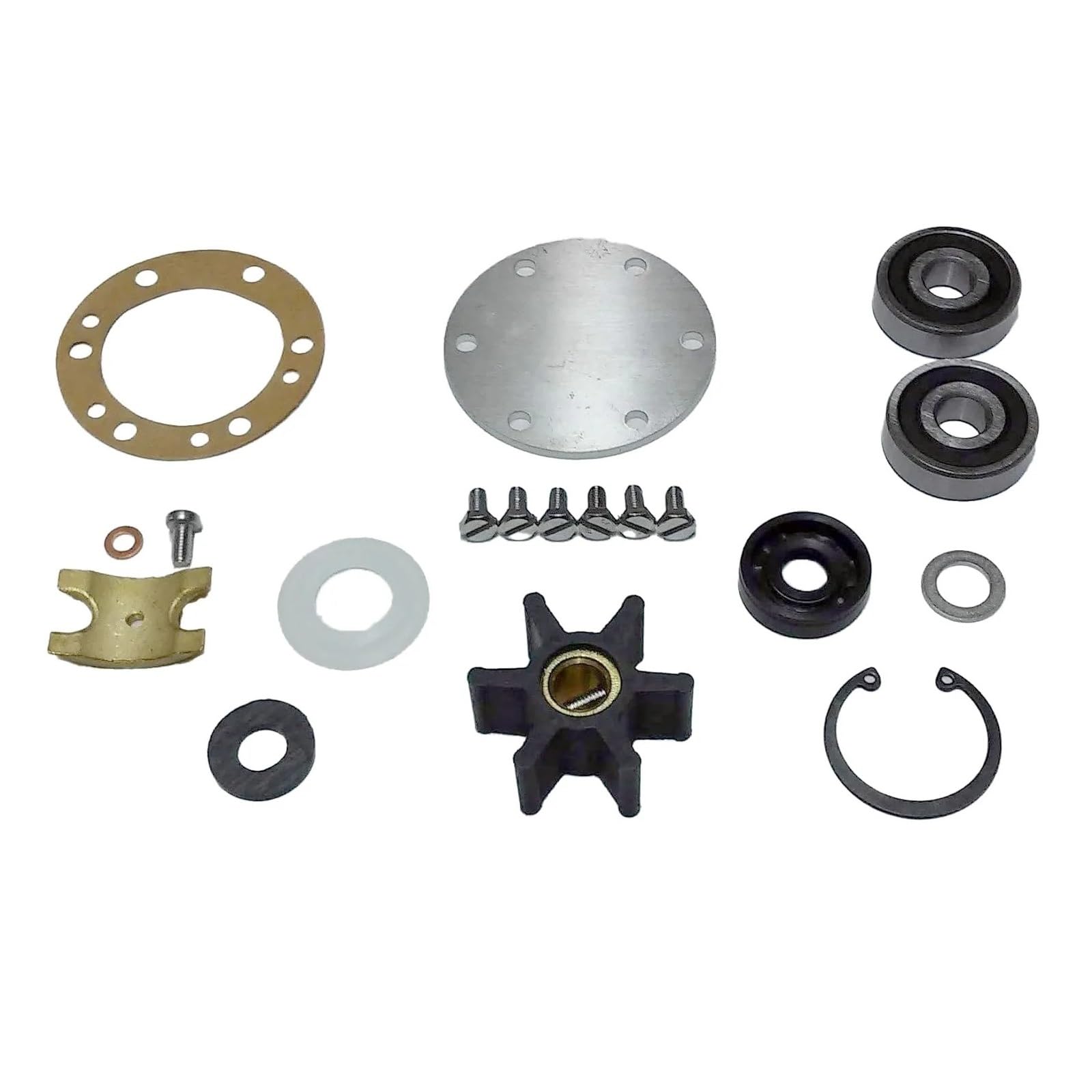 Bomba Agua Kit Reconstrucción Principal Para Cubierta 2 1/4 "para Bombas Agua Mar Para Yanmar Para Marine 2GM 3GM 3GMD 128270-42000 124070-42000 42001 42002 BombaAqua Refrigerante