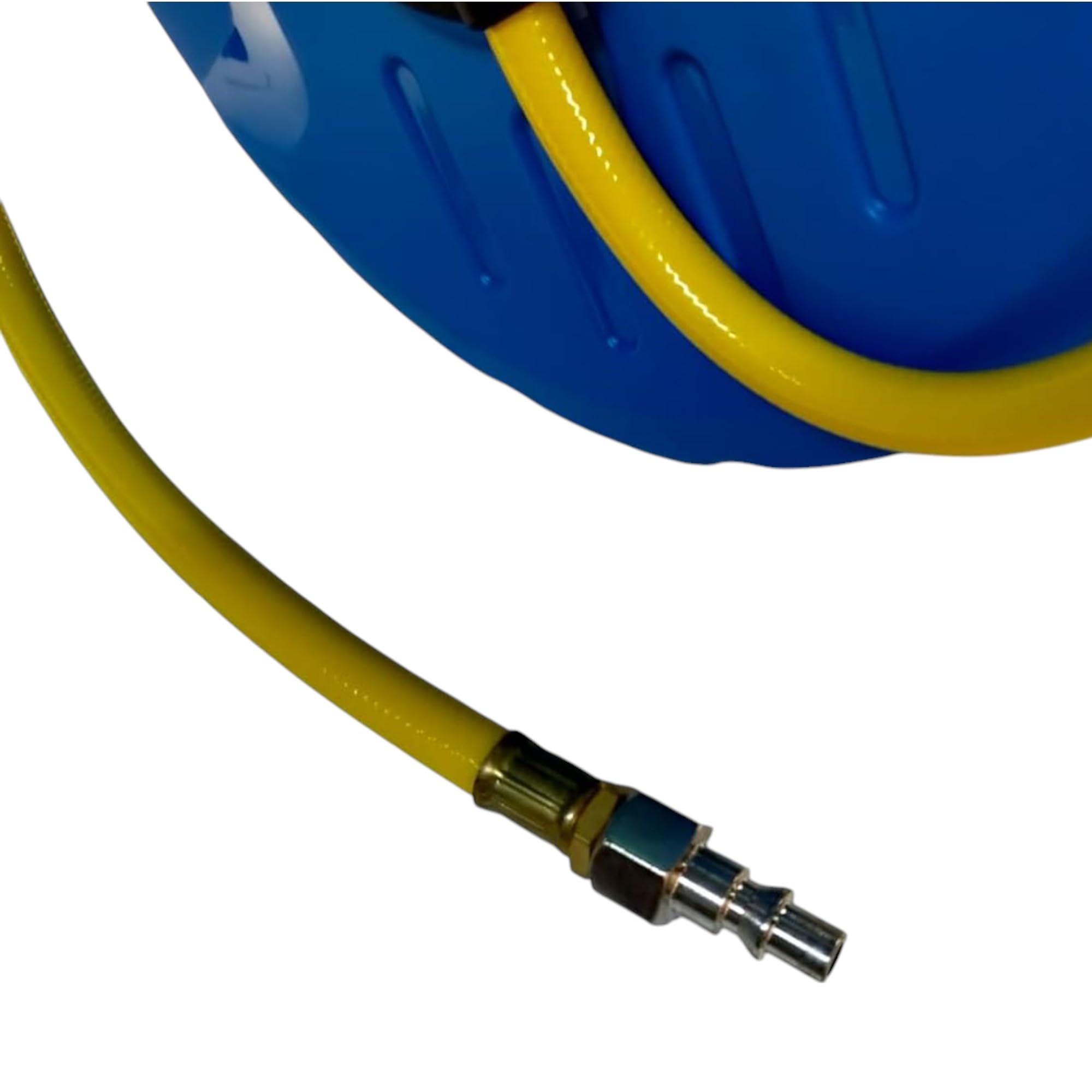 Topolenashop Avvolgitubo Portatile 12 METRI Aria Compressa 12 Bar 300 Psi 1/4" Fissaggio a Parete Muro Blu