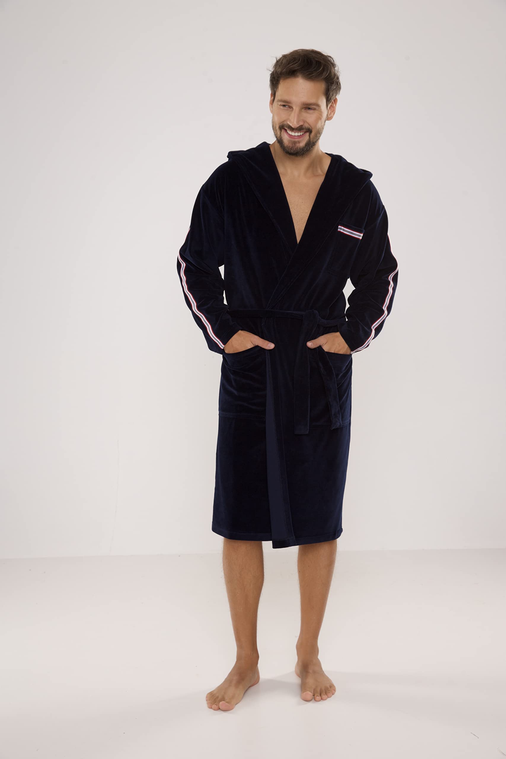 FOREX Lingerie élégant peignoir/robe de chambre en velours ou peignoir/robe de chambre sportif en coton. Fabriqué dans l'UE.