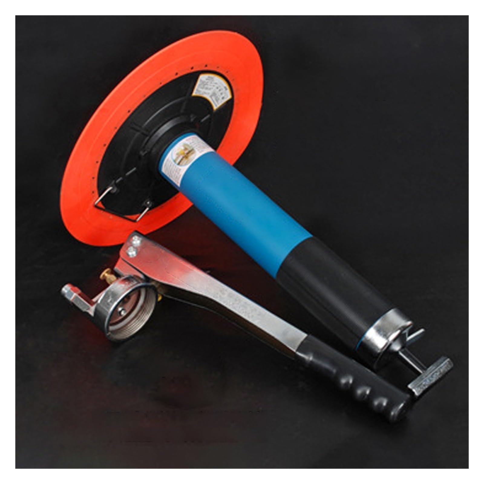 Pistola engrasadora con empuñadura de Pistola de Servicio Pesado Pistola de Mantequilla de Alta presión de Engranajes, Herramienta de Grasa más Grande de Capacidad Conveniente, 900CC