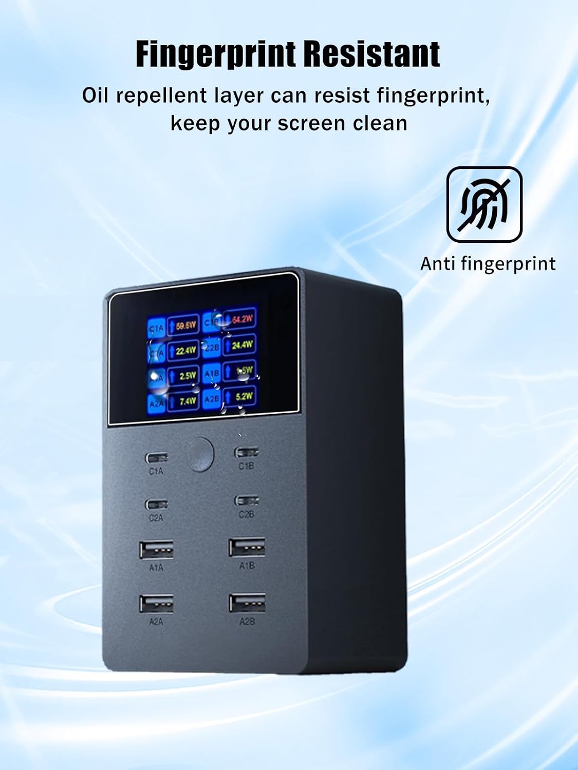 Screen Protector for SABRENT VOLTIK Charging Station AX-8PTC image 5