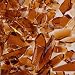 Oceanside Glass Frit Medium Amber Coarse 8.5oz. 96 COE