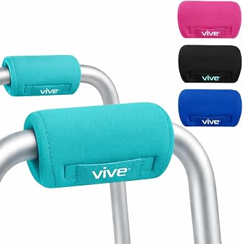 Vive Walker Handle Cushions - Padded Hand Covers - Soft Cushion Padding