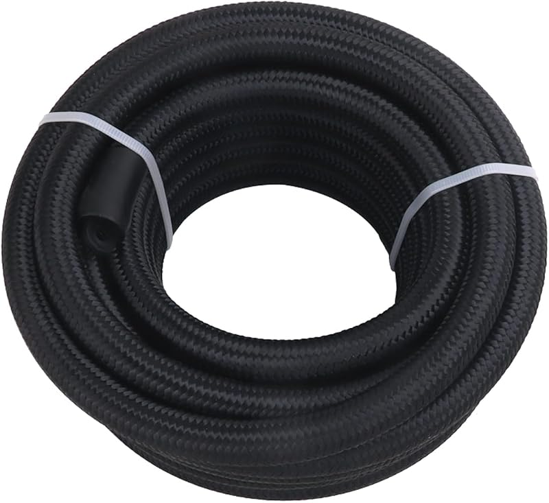 Mangueira de combustível 12AN LokoCar CPE com malha de nylon – 6,10 m preta