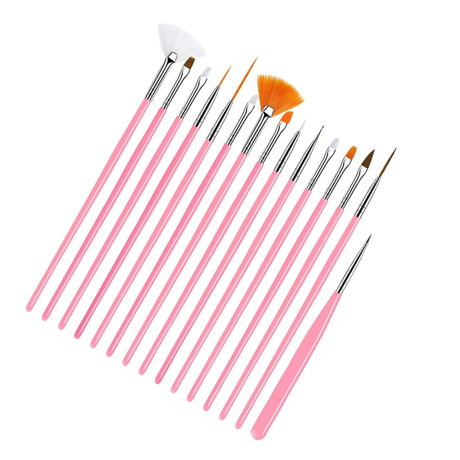 Professional Nails Tools 15Pcs Drawing Pens for Nails Gel Art Brush and Dotting Tools for Salon and Home Use Dotting