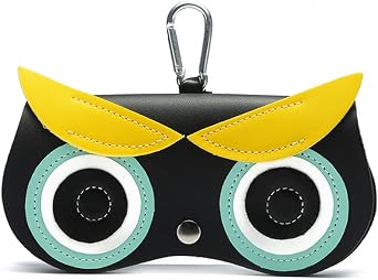 QUROXO Hot Animal Cartoon Eyeglass Pouch, 2023 Multiple Cartoon Animal Sunglasses Case Double Safety Buckle Design