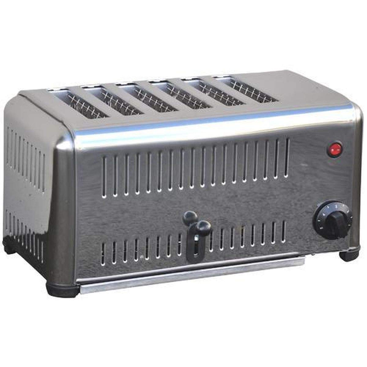 Andrew James Stainless Steel Food Grade 2500 W Commercial 6 Slice Toaster – 1 Year Warranty Andrew James Stainless Steel Food Grade 2500 W Commercial 6 Slice Toaster – 1 Year Warranty