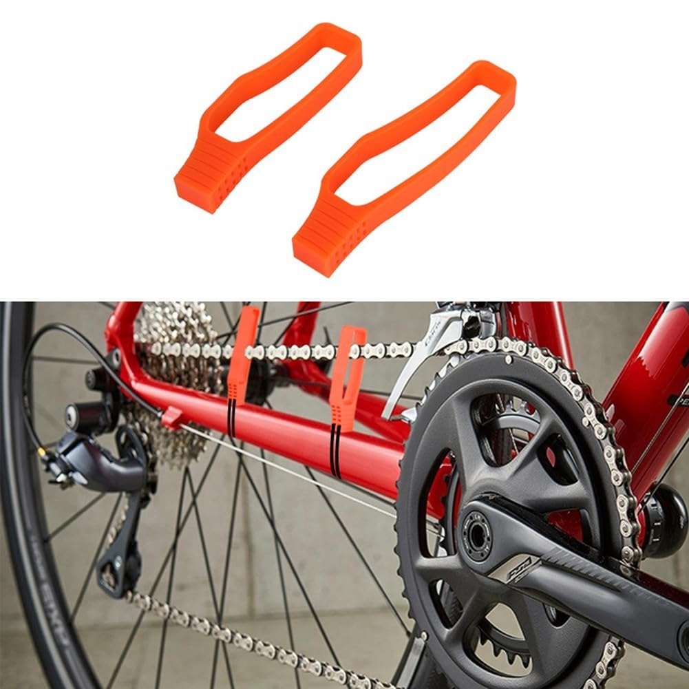 Protection De Cadre Vélo En PVC - 39,5 X 6 Cm - Antidérapante, Facile à Poser - Pour VTT Et Vélo De Route - Couleur Noire - 10