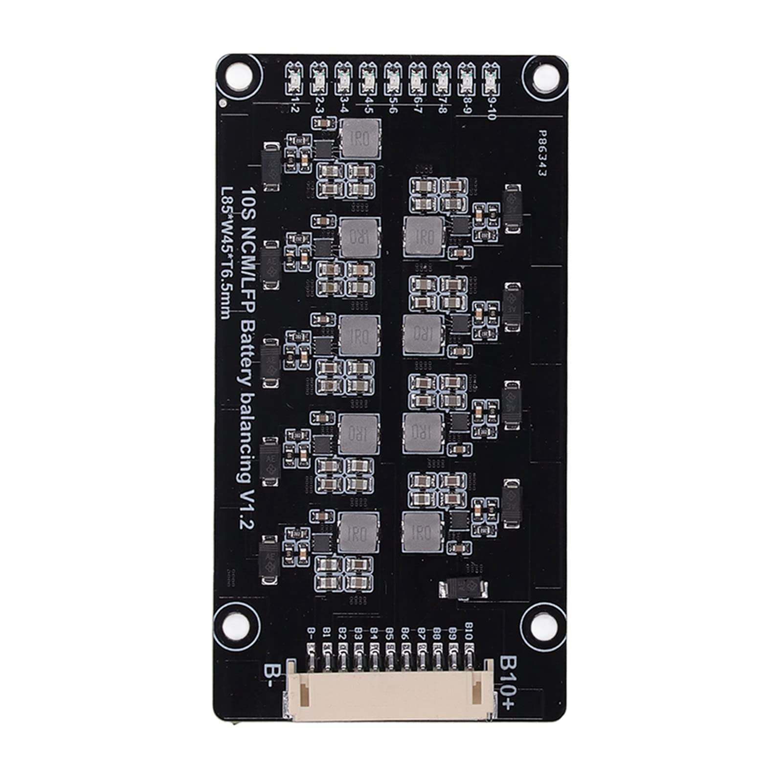 10S 1.2A Kondensator Active Equalizer Balancer, Lithium-Batterie Balance Aktive Energieübertragungsplatine, Active Equalizer Balance Module