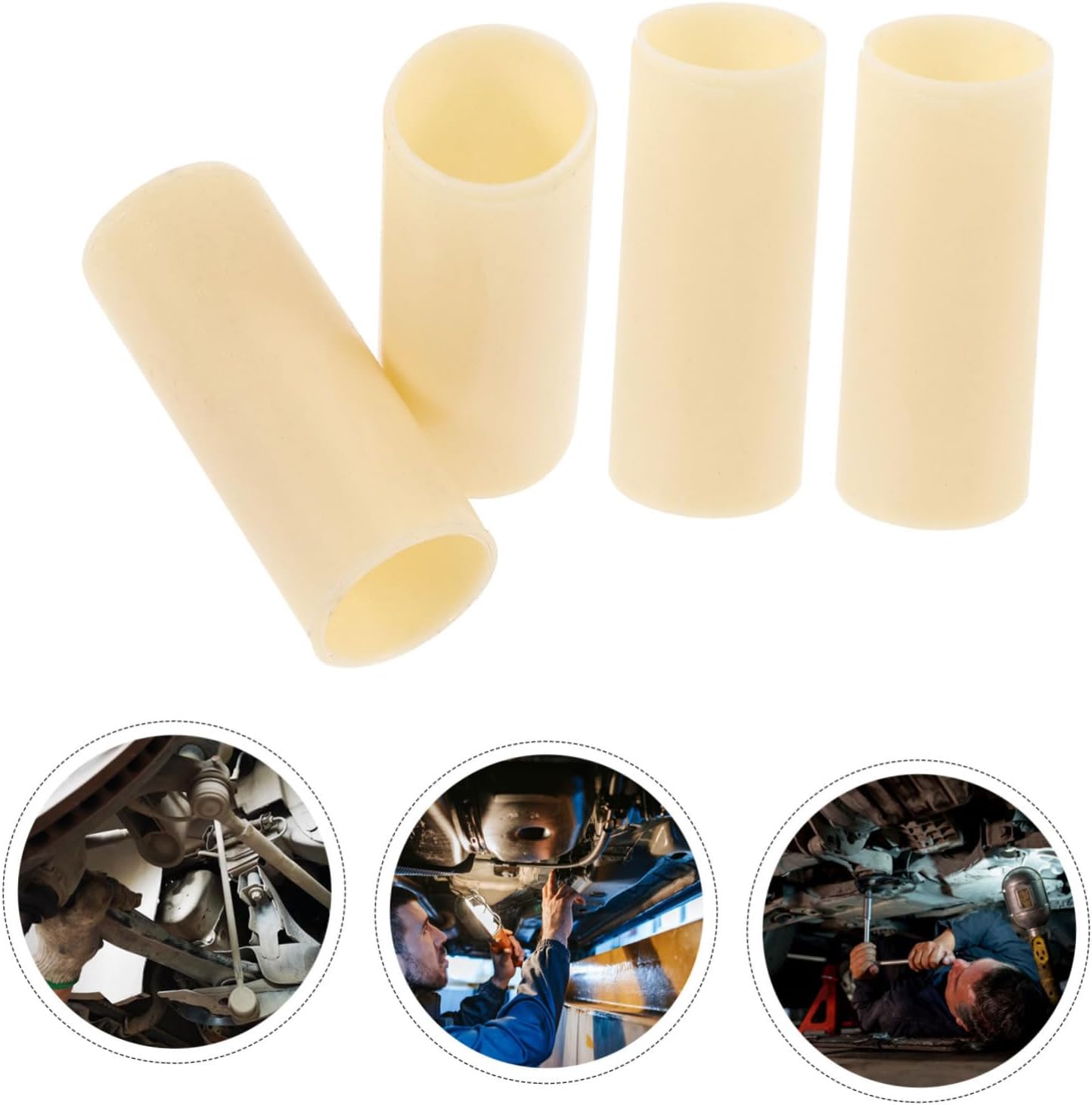 4pcs Nylon Trailer Leaf Spring Bushings Replacement Bushing for Trailer Axle Tool