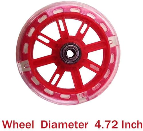 Miniatura 7 de HUWAY - Juego de ruedas de entrenamiento para estabilización de bicicleta, silenciosas, con parpadeo, compatibles con bicicletas de 12, 14, 16, 18,