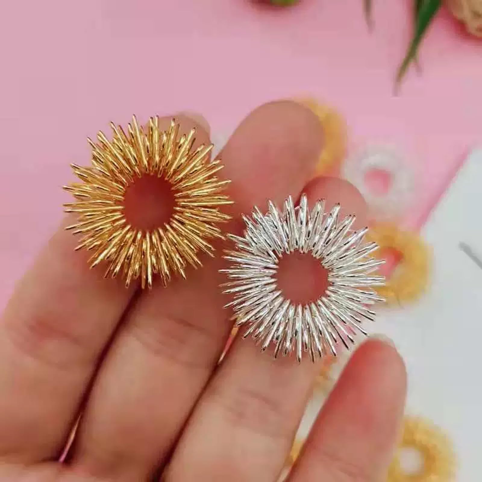 Zestaw 8 pierścieni Fidget Rings, regulowane pierścienie antystresowe, zabawki antystresowe, do masażu palców, antystresowe, z perłami, łagodzące lęki, pierścionki nastrojowe