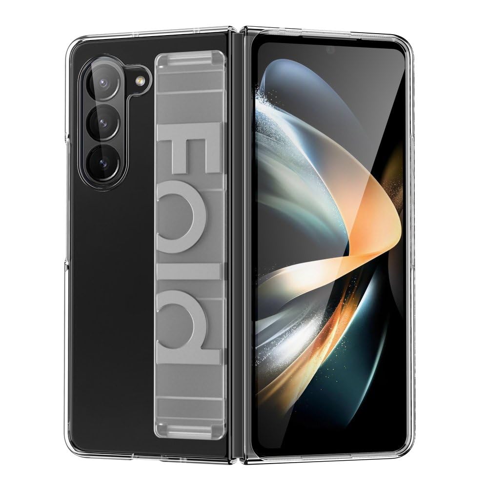 Luksusowe, ultracienkie, matowe silikonowe etui na nadgarstek do Samsunga Galaxy Fold 7 6 5 4 3 5G, składane, odporne na wstrząsy, twarde etui z tyłu, przezroczyste, do Samsunga Z Fold3