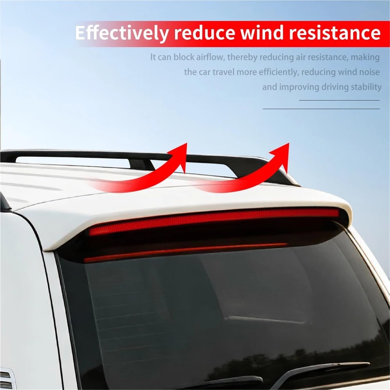 Skrzydło spojlera Pasuje Do Toyota Land Cruiser LC100 100 FJ100 1997-2007 Tylny Spoiler Bagażnika Dekoracja Akcesoria Samochodowe Części Spojlery tylne