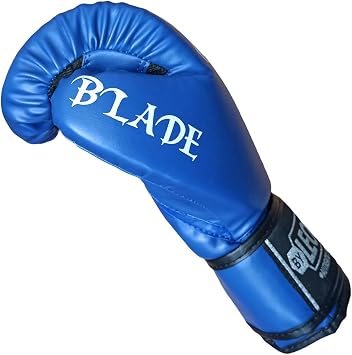 Leon Blade Training Boxing, Kick Boxing And Muay Thai Gloves Blue