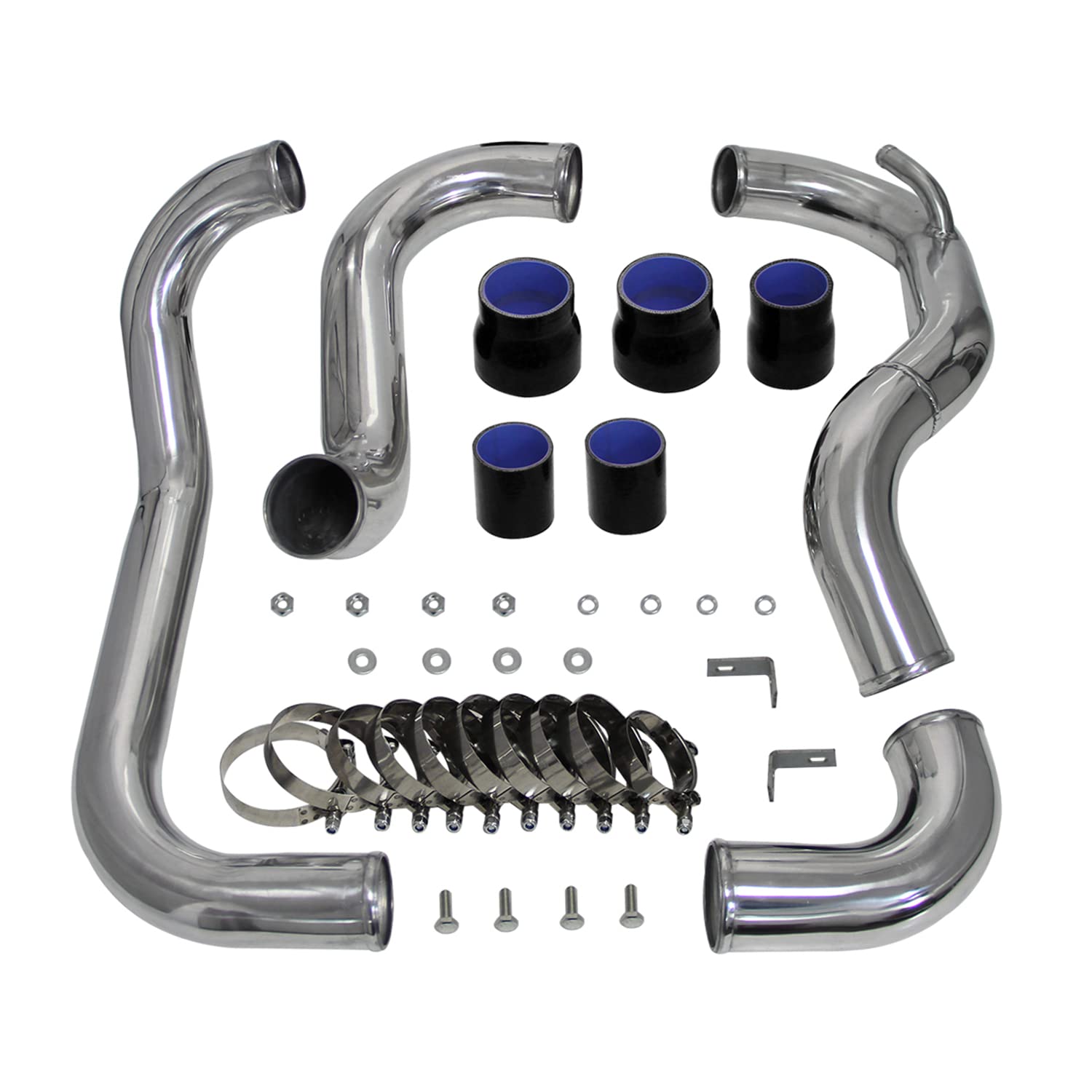 PKSABB Front Mount Aluminum Intercooler Upgrade Piping Kit for