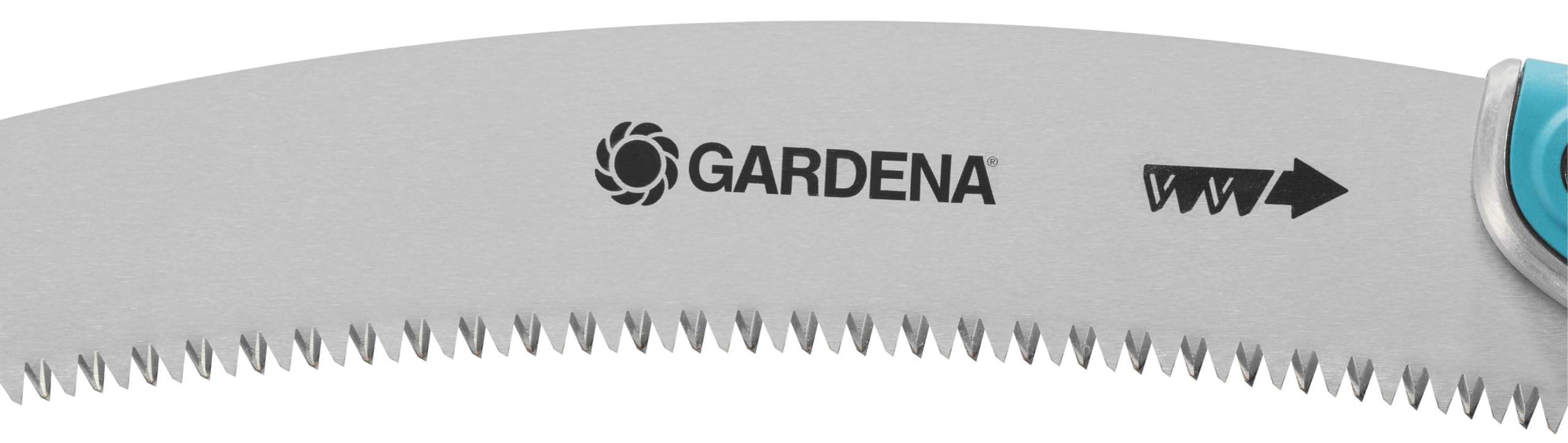 GARDENA 8739-20 - Sierra curvada con gancho 556 combisystem 300P Longitud total: 556 mm. Longitud de la cuchilla: 315 mm