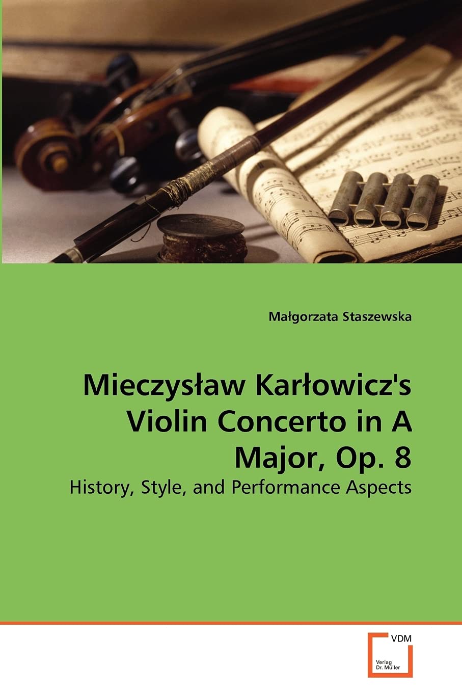 Violin Concerto in A Major Karłowicz livre pour passionnés
