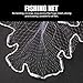 Yeahmart Handmade American Saltwater Fishing Case Net with Heavy Duty Real Zinc Sinker Weights and Aluminum Ring for Bait Trap Fish 6FT Radius, 0.5 inch Mesh Size with Free Shrimp Pot