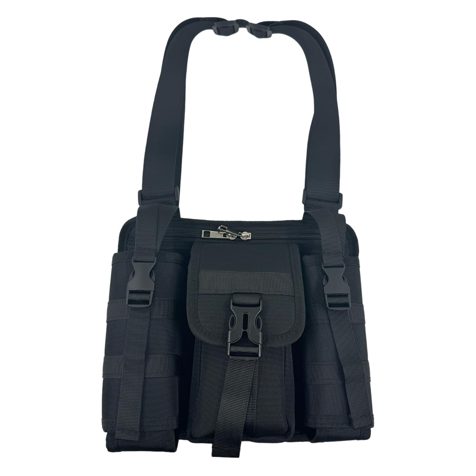 jiingekk Multifunctional Bag Tacticals Chest Bag With Water Bottle Holder Sport Crossbody Bag Tool Storage Bag For Climbing