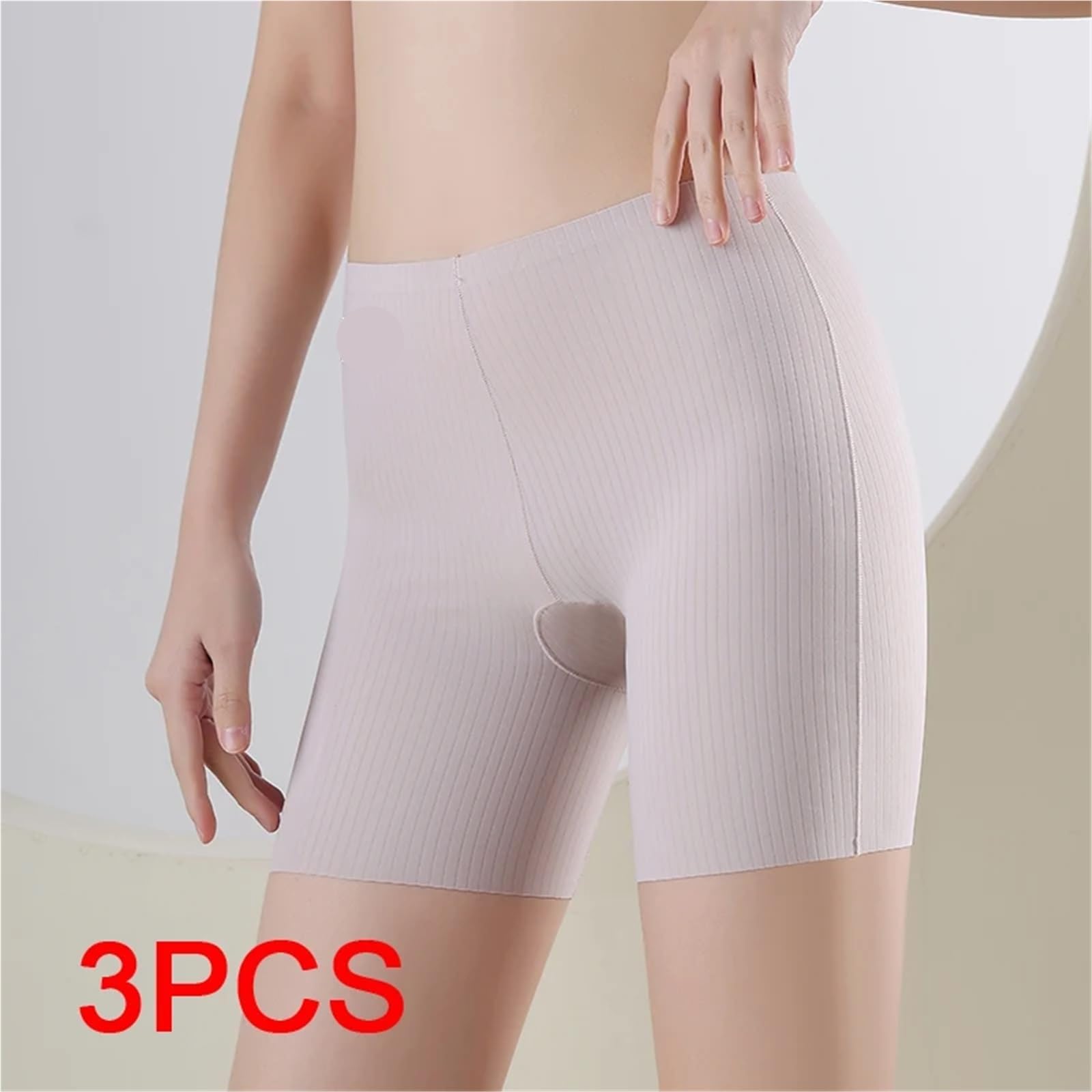 Mutandine Boyshort da Donna 3pcs Women's Shorts Under The Skirt Safety Short Pants Ice Silk Female Boxer Women Seamless Panties Underwear for Summer per Donne