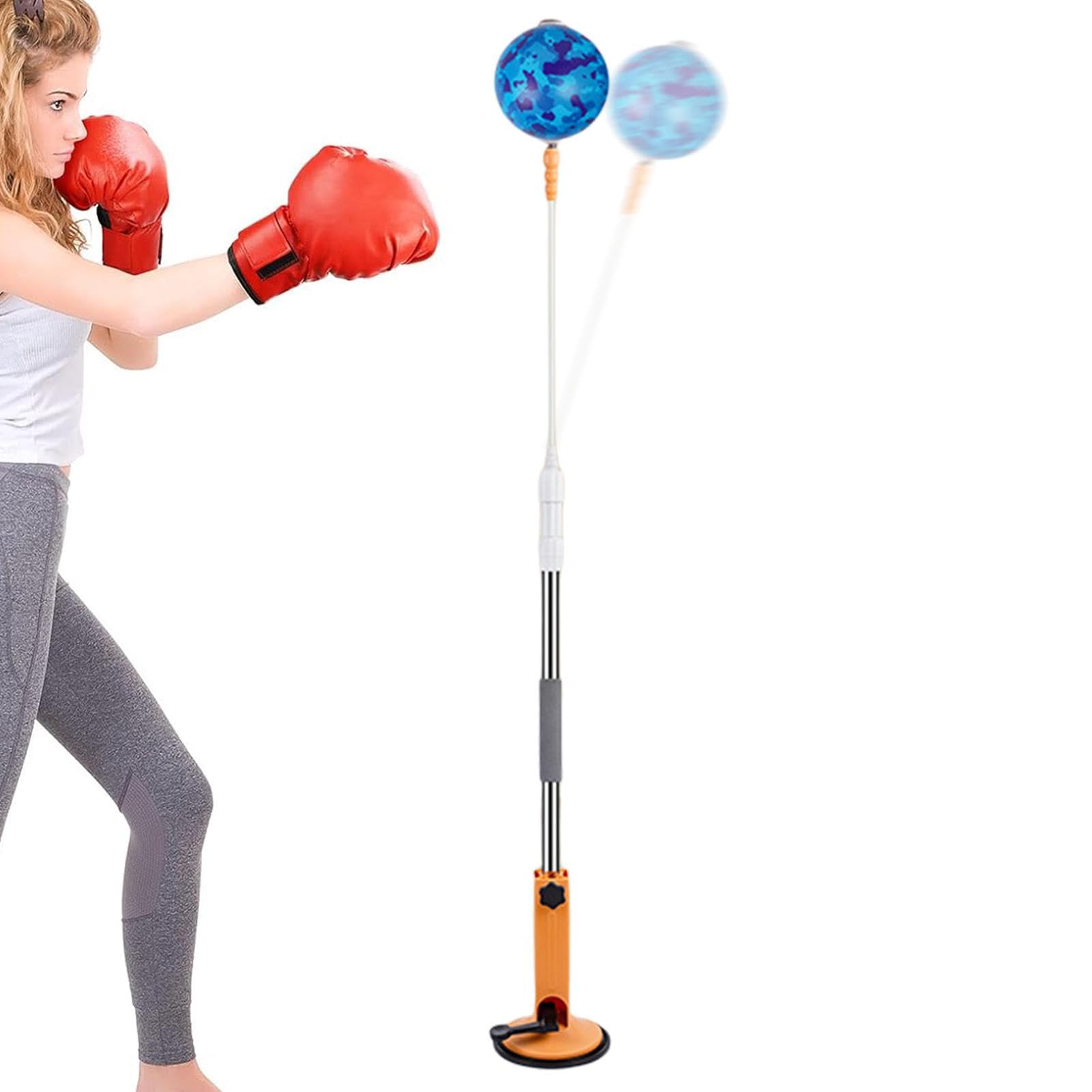 Boxing Standing Speed Bag | Verstellbarer Speed Bag Stand | Freistehender Speed Bag | Speed Bag mit Rebound, Tragbarer Boxing Speed Bag, Standboxsack, Reflex Training Speed Bag