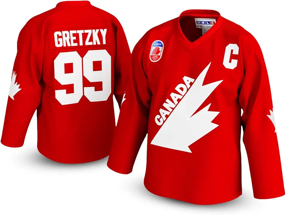 UNLC Wayne Gretzky #99 Labatt Team Canada Cup Jersey – 1991 Ice Hockey Shirt, Stitched Letters, Adult Sizes S–5XL product image
