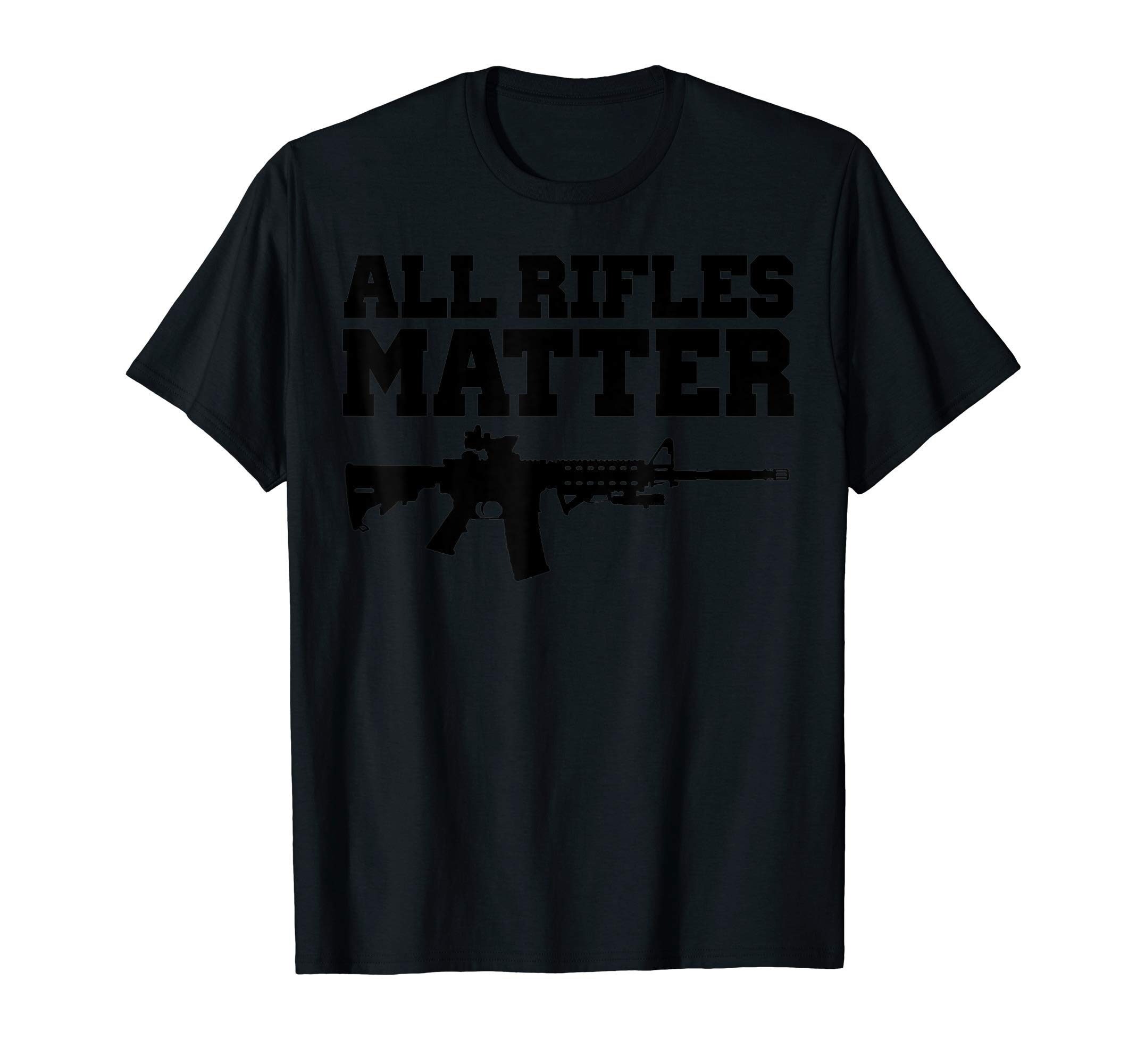 MericanShirtsALL RIFLES MATTER T-SHIRT AR15 RED DOT SHIRT T-Shirt