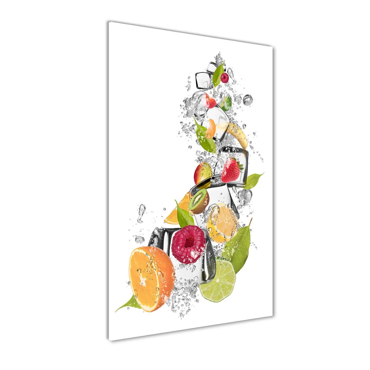 Image sur verre fruits et glace égayez votre cuisine avec ce tableau panoramique Tulup