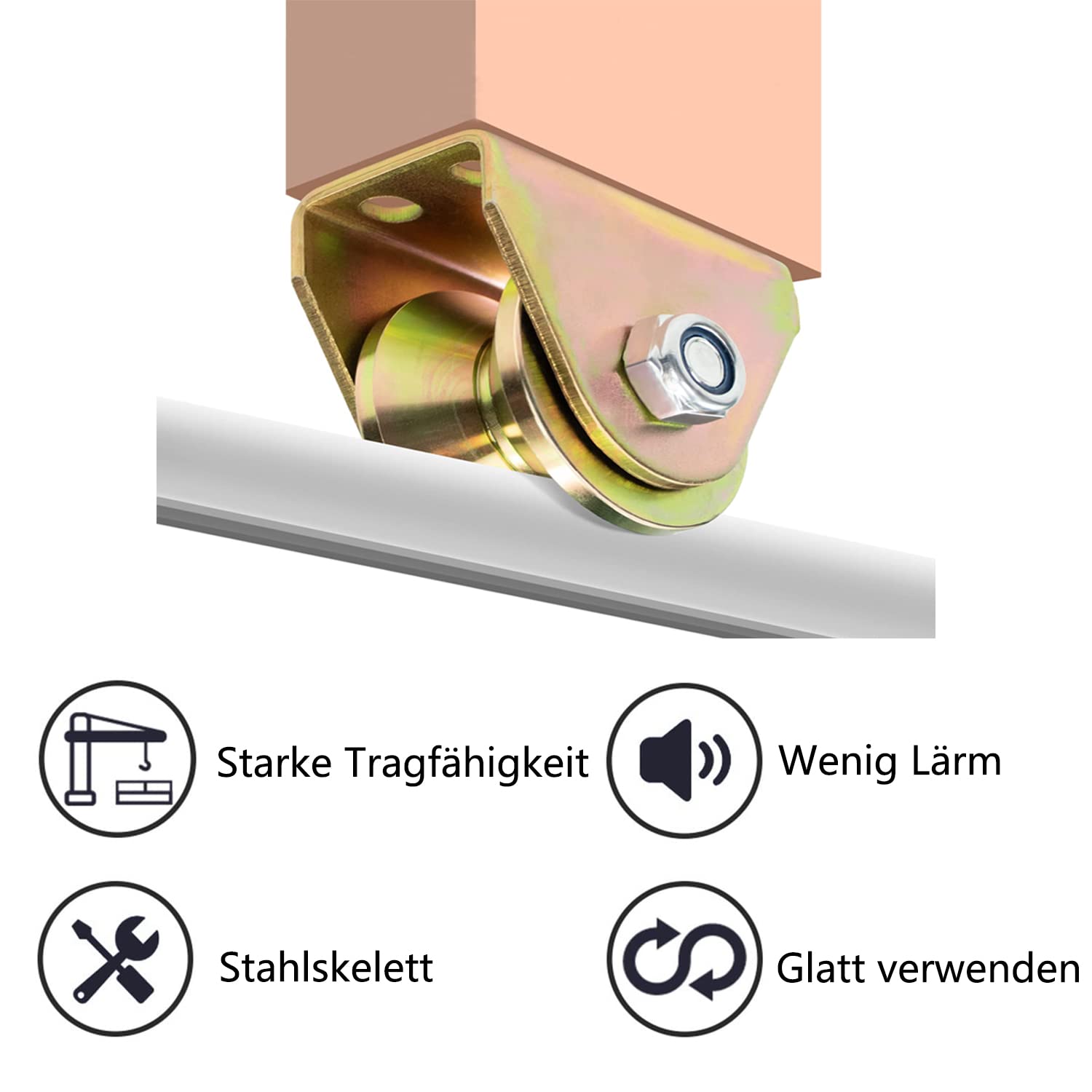 Poulie De Levage, 10 Pièces M15 Simple Poulie Bloc Grue En Acier