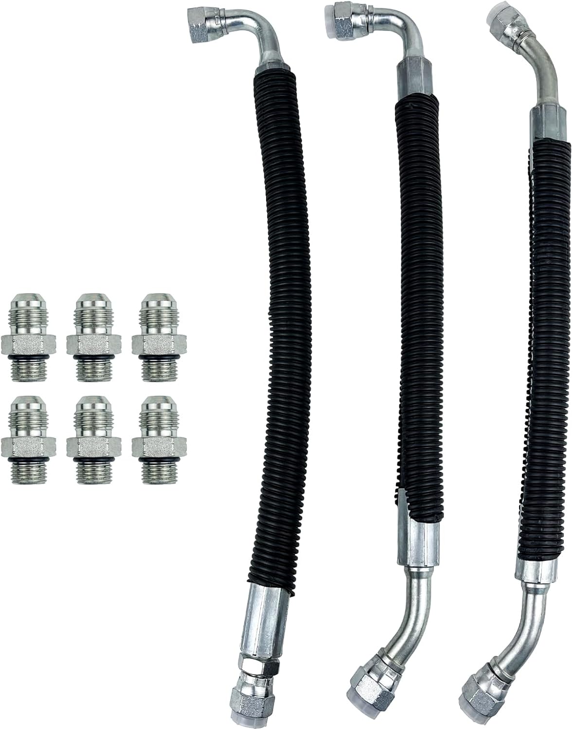 3mirrors High Pressure Oil Pump HPOP Hoses Lines Compatible with Ford Excursion F250 F350 F450 F550 Super Duty 1999-2003 7.3L Powerstroke Turbocharged Engine