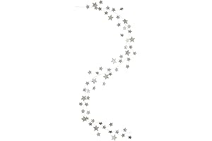 Creative Co-Op 72 Star Shaped Garland