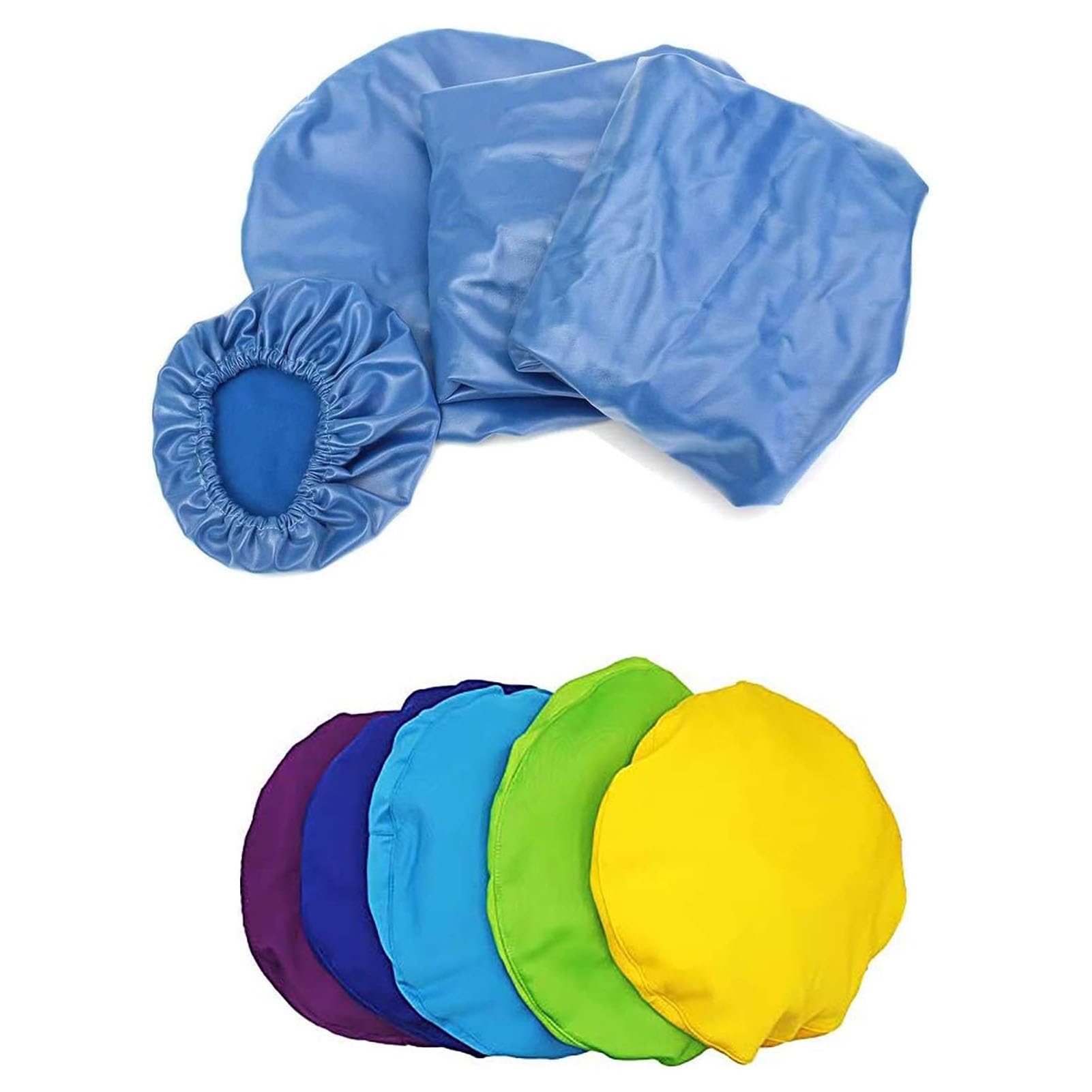 Genérico Juego de 4 - Funda Protectora Completa para Sillón Dental, Funda Impermeable de PU Cuero para Sillón Dental, Funda Protectora para Sillón Dental Sustituye Accesorios Universales(Sky Blue)