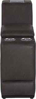 Thomas Payne Seismic Series RV Theater Seating Center Console - Millbrae, Easy-to-Clean PolyHyde Vinyl Fabric, Integrated Storage Compartment, LED Lighting, Dual Lighted Cup Holders - 2020129322