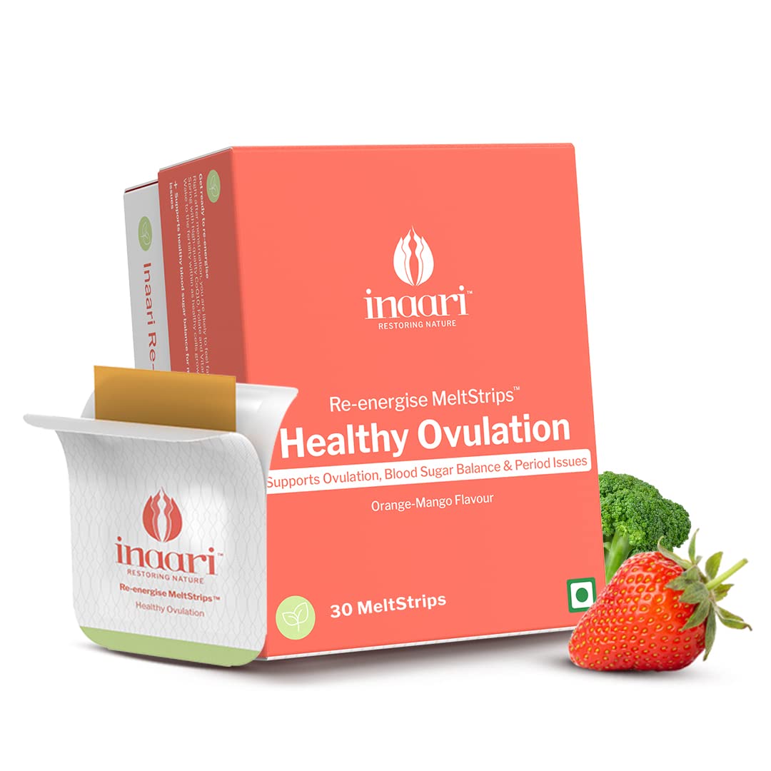 Inaari Re-energise Oral Strips | Nutrition For Women Planning Pregnancy | Plant-Based | Free Travel Pouch | 1 Pack: 30 Oral Strips (Pack of 1) (B0BH4VHXD7) Amazon Price History, Amazon Price Tracker