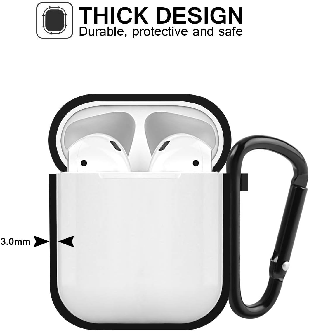 Easy+ Compatible with Case, 3 pcs Silicone Protective Cover 3 pcs Keychain (BlackBlueGrey)