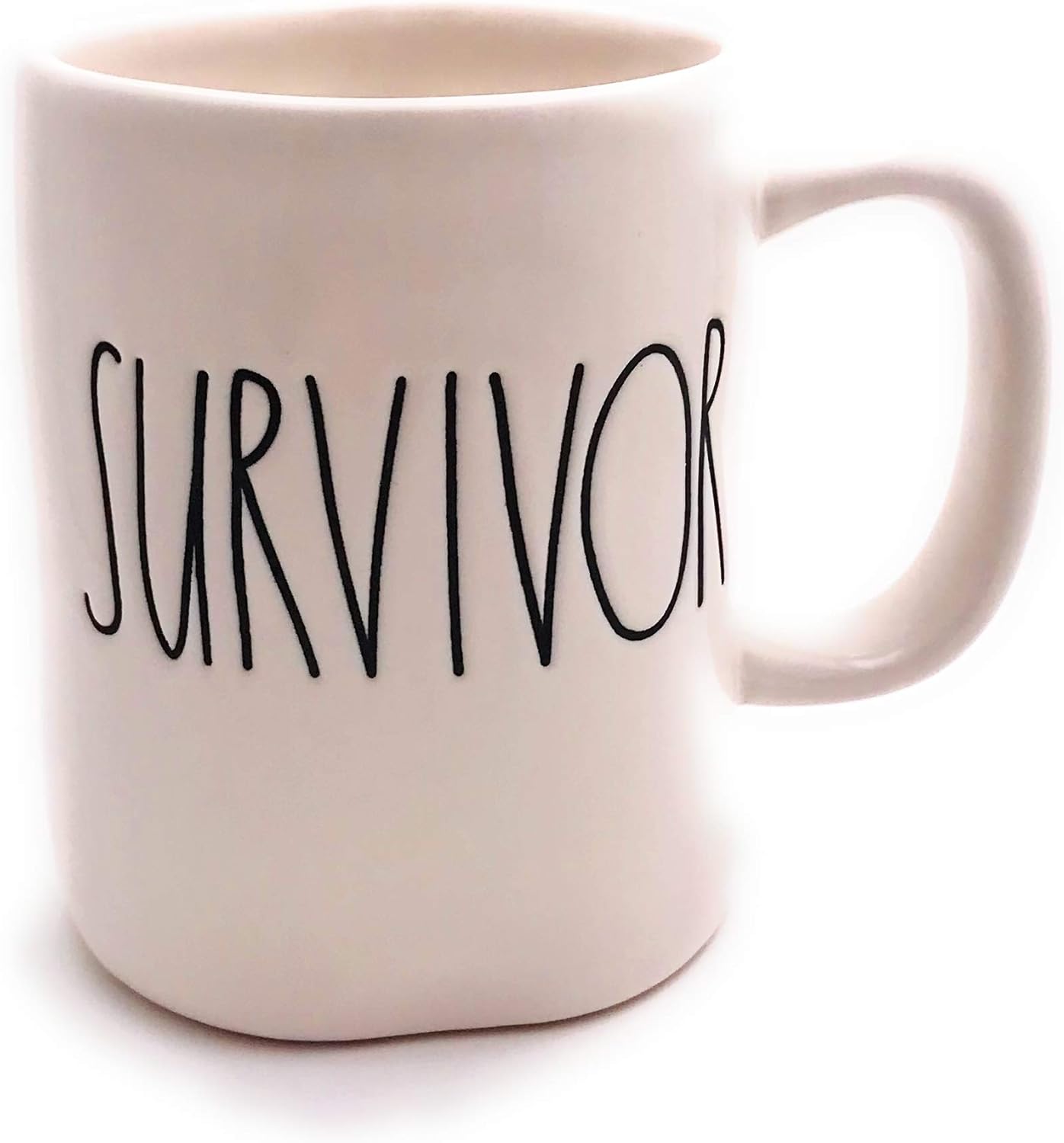 Rae Dunn by Magenta Survivor Breast Cancer Light Pink Coffee Mug