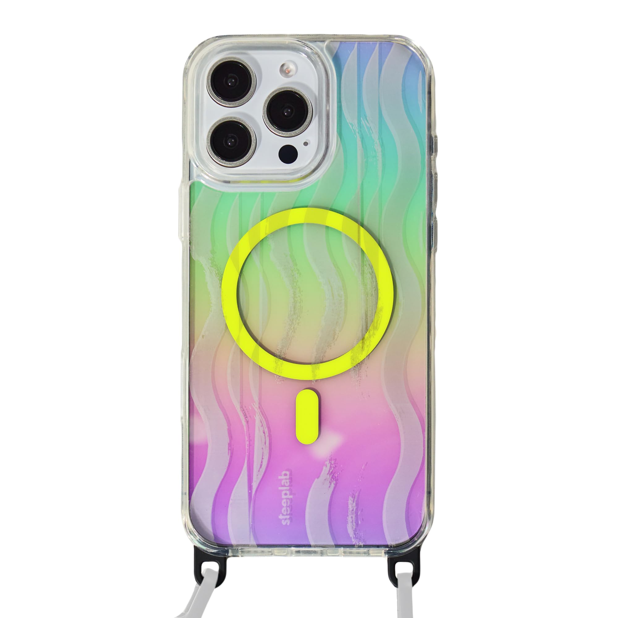 SteepLab Freehand Case for iPhone 16 Pro Max - Sling Phone Case w Removable Lanyard Hooks Magnetic and