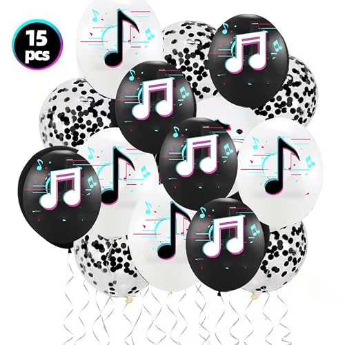 Music Party Birthday Supplies Music Party Supplies -149Pcs Music Party Decorations Party Pack Birthday For Boys And Grils Icluded Table Cloth,Tassel Wall Decoration Cake Dishes,Gift Bags,Blowouts Ballons Banner Knifes  #TOP4