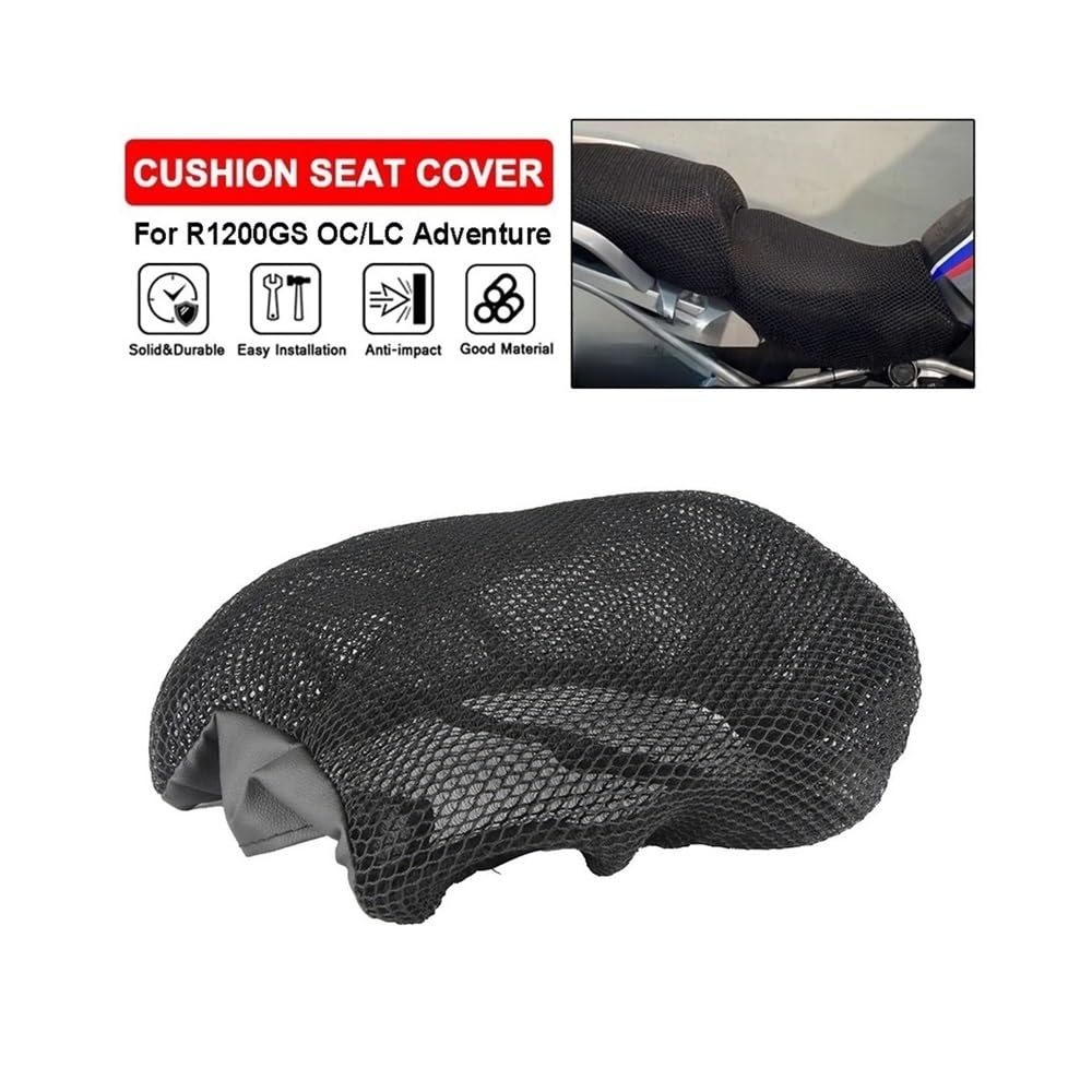 Coprisella per moto sportiva Coprisedile Per Sella Con Cuscino In Mesh Per Moto Per R1200GS OC/LC R1200 GS Adv Adventure Copertura Protettiva In Tessuto Di Nylon Antiscivolo
