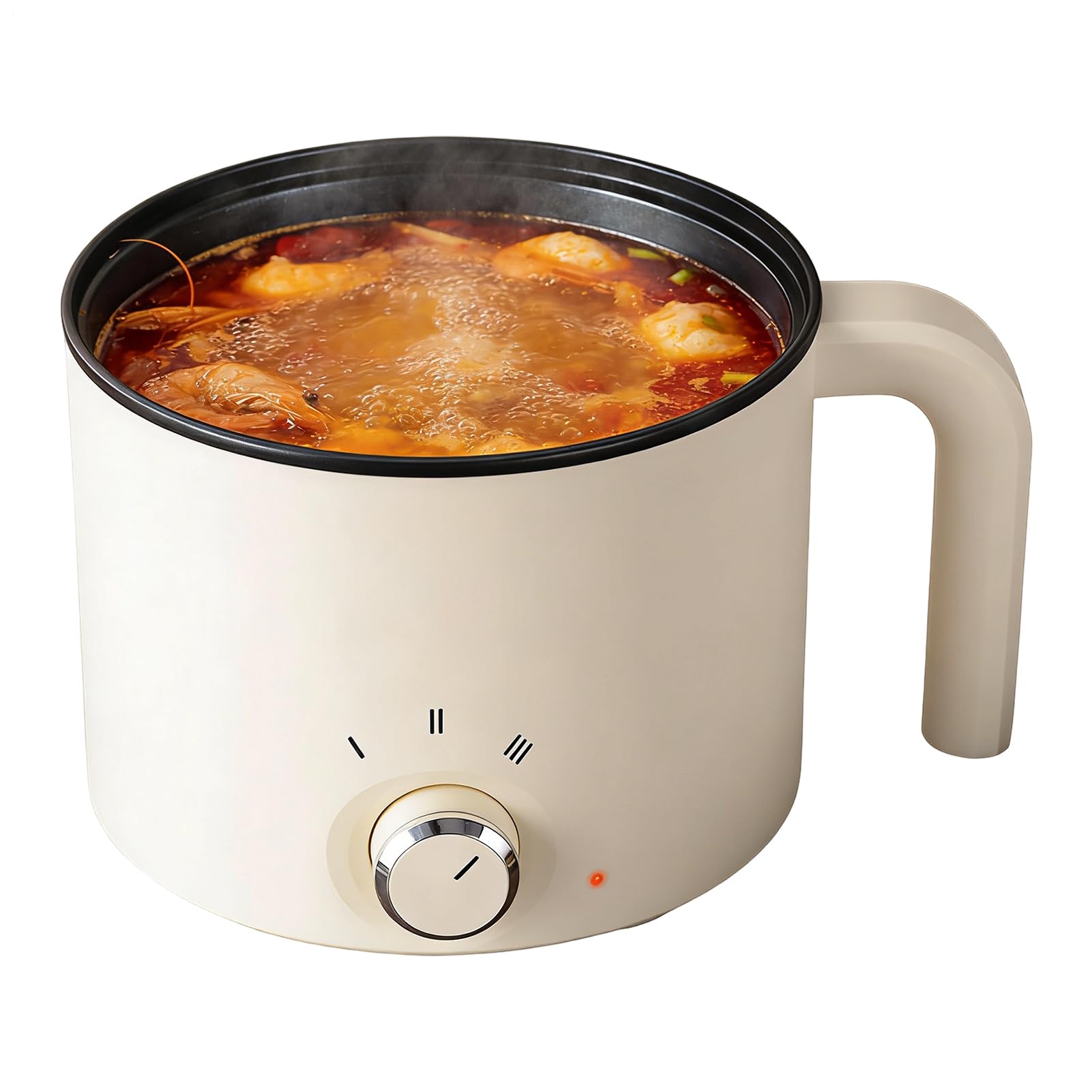 Casserole électrique, poêle à frire personnelle et cuisinière de dortoir pour œuf, soupe, porridge, steak, flocons d'avoine, appareil de cuisine compact pour étudiants