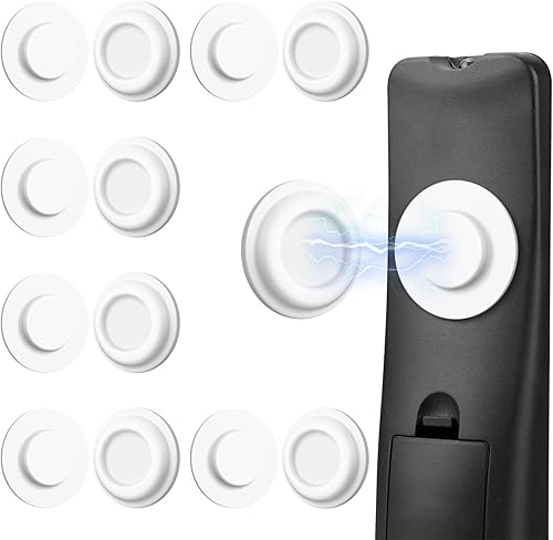 Miniatura 15 de Paquete de 6 soportes magnéticos para control remoto – Soporte de pared magnético de silicona mejorado para TV, ventilador y aire acondicionado