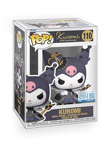 Funko Pop! Animation: Hello Kitty - Kuromi in Royal Outfit 20th Anniversary Limited Edition Exclusive Vinyl Figure Collectibles Bundled with Box Protector