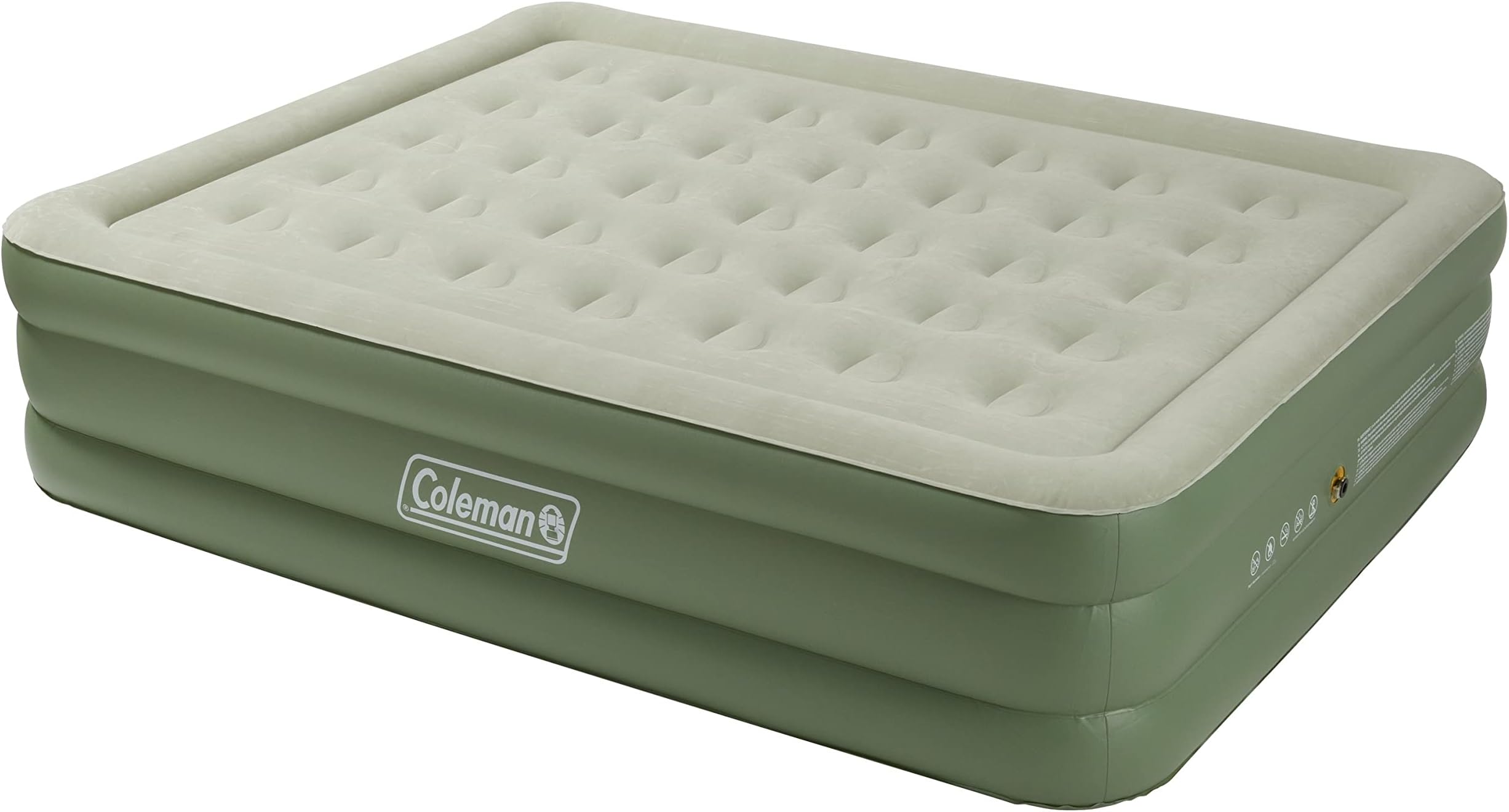 - Coleman Inflatable Airbed for Indoor and Outdoor Use - Air Pump Not Included (Green)