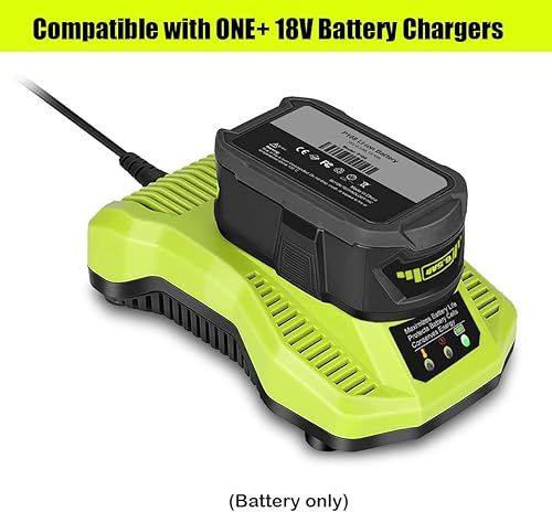 Miniatura 8 de Atcuji Batería de 18 V para herramientas inalámbricas Ryobi de 18 voltios, 2 unidades de capacidad de batería de 18 V de salida 6.0Ah
